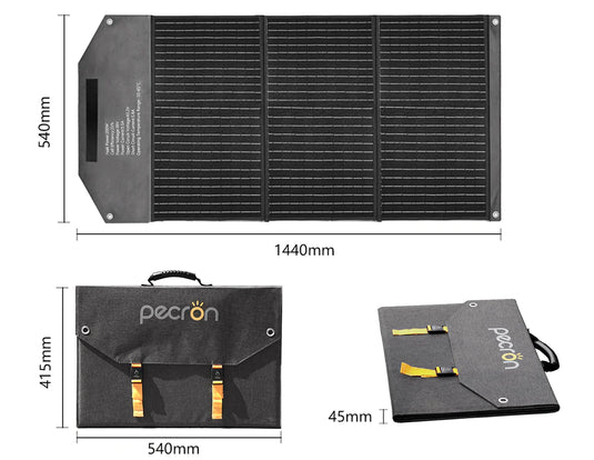 PECRON AURORA100 (100W 18V) PORTABLE SOLAR PANEL
